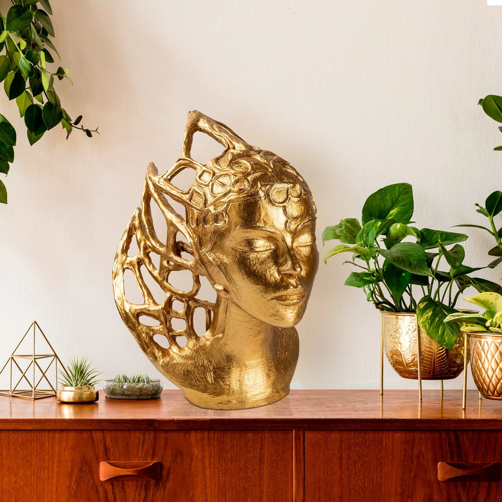 Objekt dekorativ Evila Originals, ngjyrë ari, Yak-036