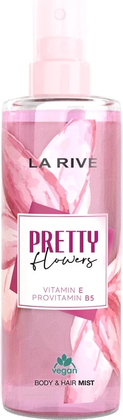Mist për trup dhe flokë La Rive Pretty Flowers për femra, 200ml
