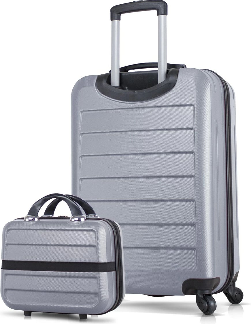 Set valixhesh (2 copë), gri, Zoozie Bags, 4865