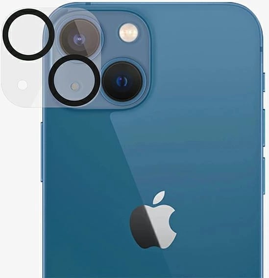 Mbrojtës kamerë PanzerGlass për iPhone 13 / 13 mini, xham i temperuar, i zi
