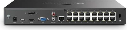 NVR TP-Link VIGI VIGINVR2016H-16MP4TB, 16 kanale, 4 TB, Ngjyrë e zezë