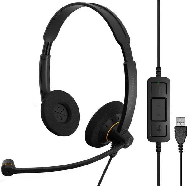 Kufje EPOS Sennheiser Impact SC 60 USB ML, e zezë