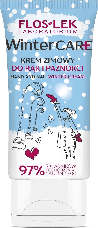 Krem për duar dhe thonj për femra Floslek Winter Care, 50ml