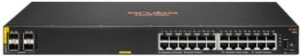 Switch Aruba Hewlett Packard Enterprise 6100 JL677A, 24 porta, 4 SFP+, Managed, PoE+, Rack, i zi
