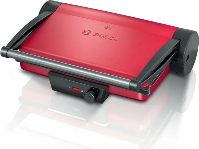Grill elektrik Bosch TCG4104, 2000 W, i zi/kuq