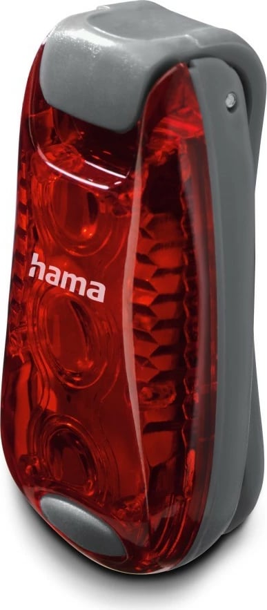 Dritë sigurie me kapëse, Hama, 228618, 3 modalitete ndriçimi, set 2 copë, e zezë/e kuqe