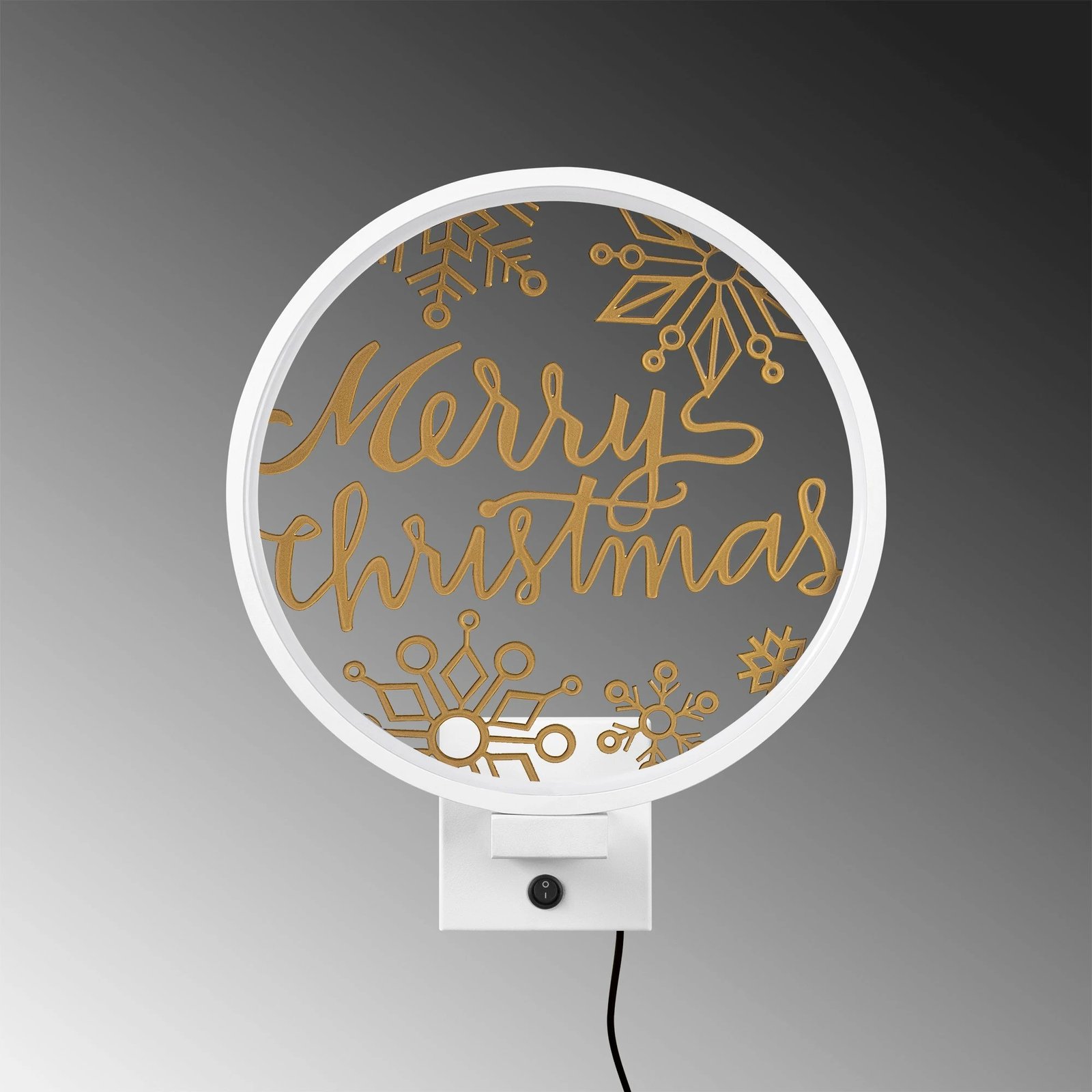 Llambë muri Opviq, XMAS29, e bardhë dhe ari