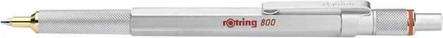 Stilolaps Rotring 800, metalik, i tërheqshëm, Ngjyrë e zezë