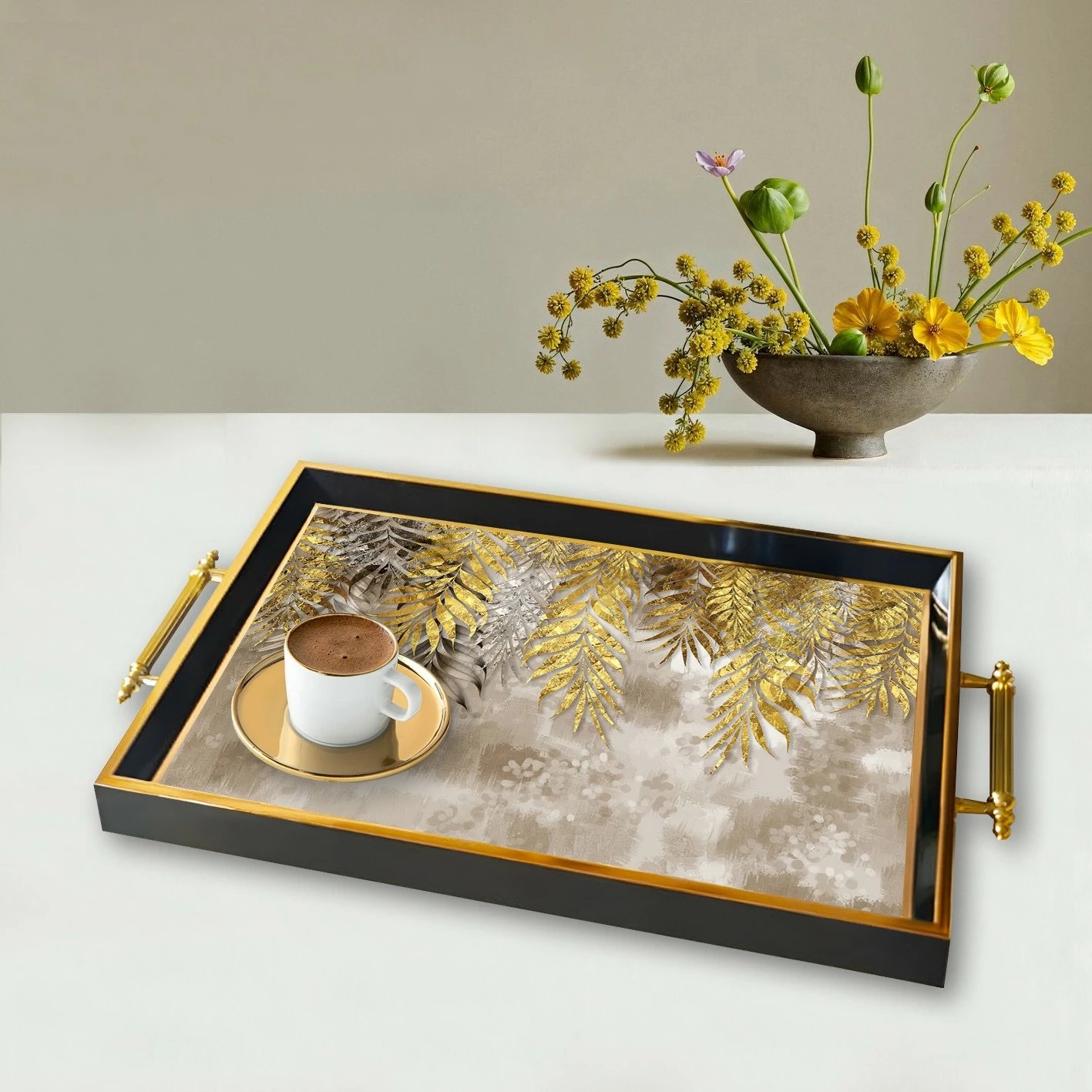 Tabaka xhami dekorative, shumëngjyrëshe, Aberto Design, TPA9854