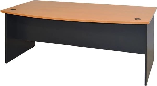 Tavolinë profesionale për zyre, 180x93.5x74.6, FH2017.01, ngjyrë gri-lisi