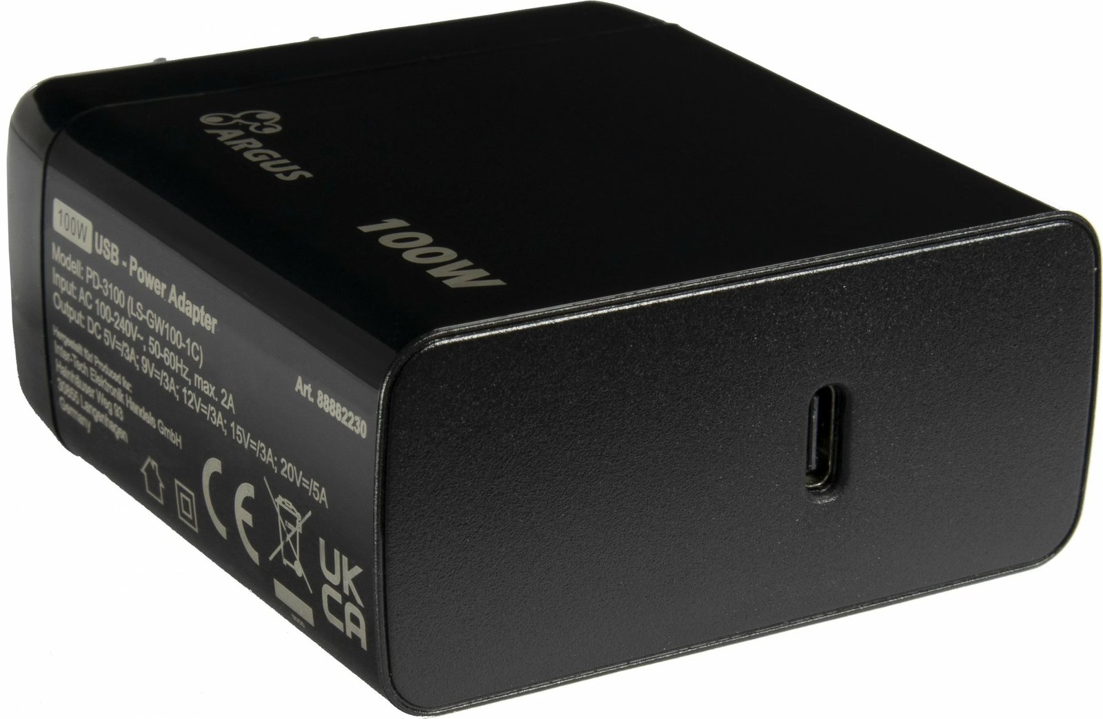 Karikues USB-C Inter-Tech PD-3100 100W i zi