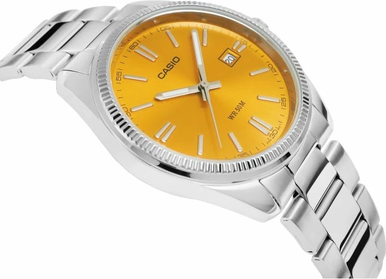 Orë dore për meshkuj Casio, argjendtë