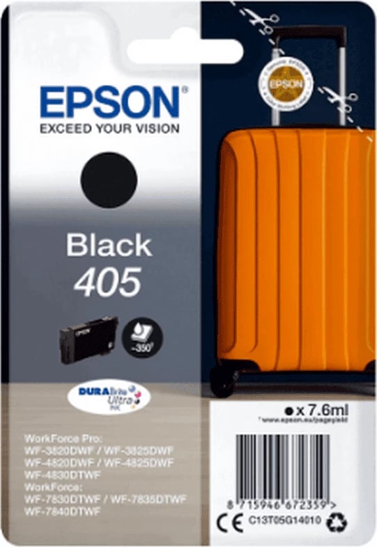 kartush bojë, Epson, 405 C13T05G14010, 7.6 ml, 350 faqe, e zezë