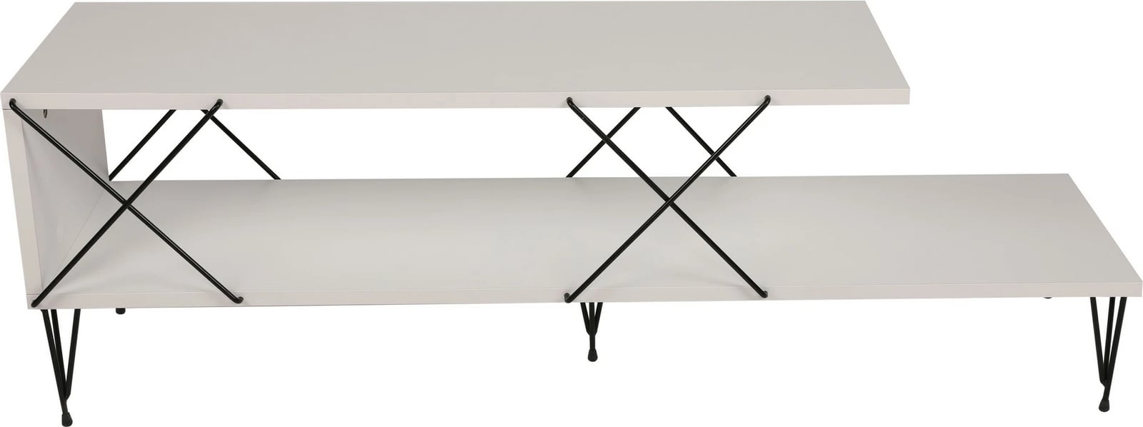 Mbajtës TV Hanah Home, Street, ngjyrë e bardhë