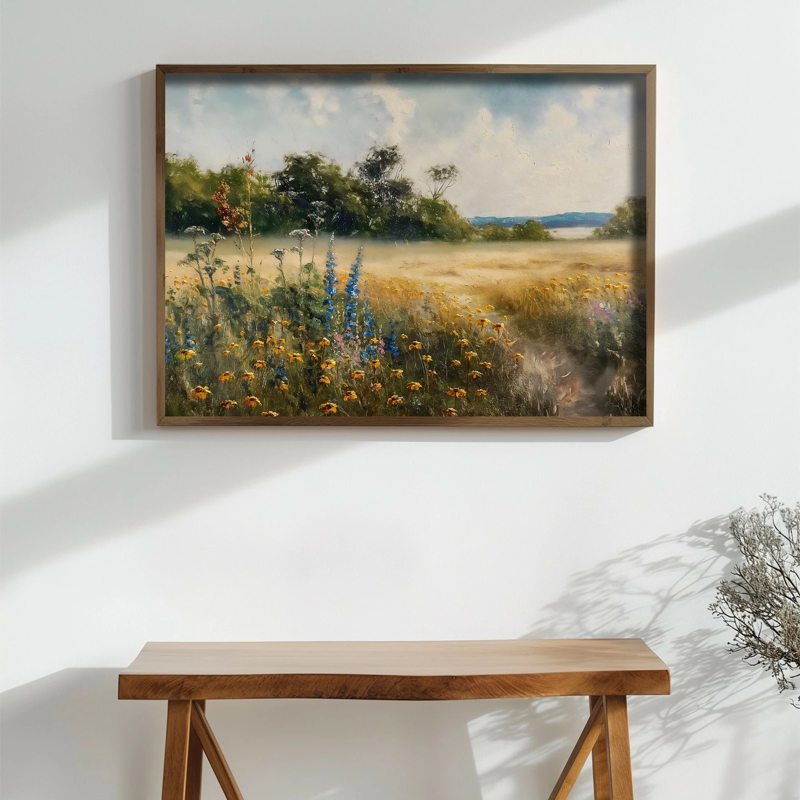 Pikturë dekorative me kornizë MDF, Wallity, GE183-L, shumëngjyrëshe