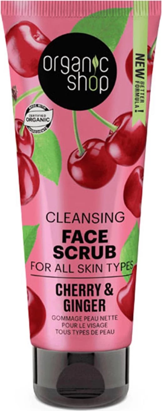 Scrub fytyre Organic Shop Cherry & Ginger 75ml