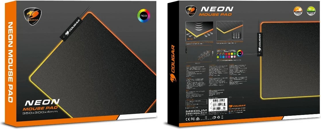 Mauspad Cougar Neon ARGB 350x300