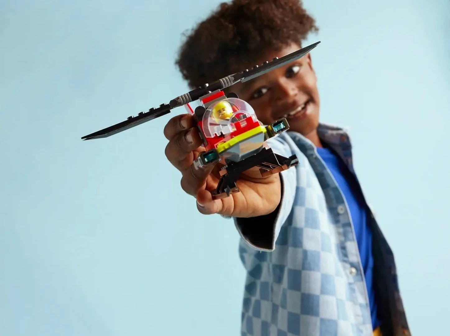 Helikopter i zjarrfikësve LEGO City 60411, 85 pjesë Helikopter i zjarrfikësve LEGO City 60411, 85 pjesë