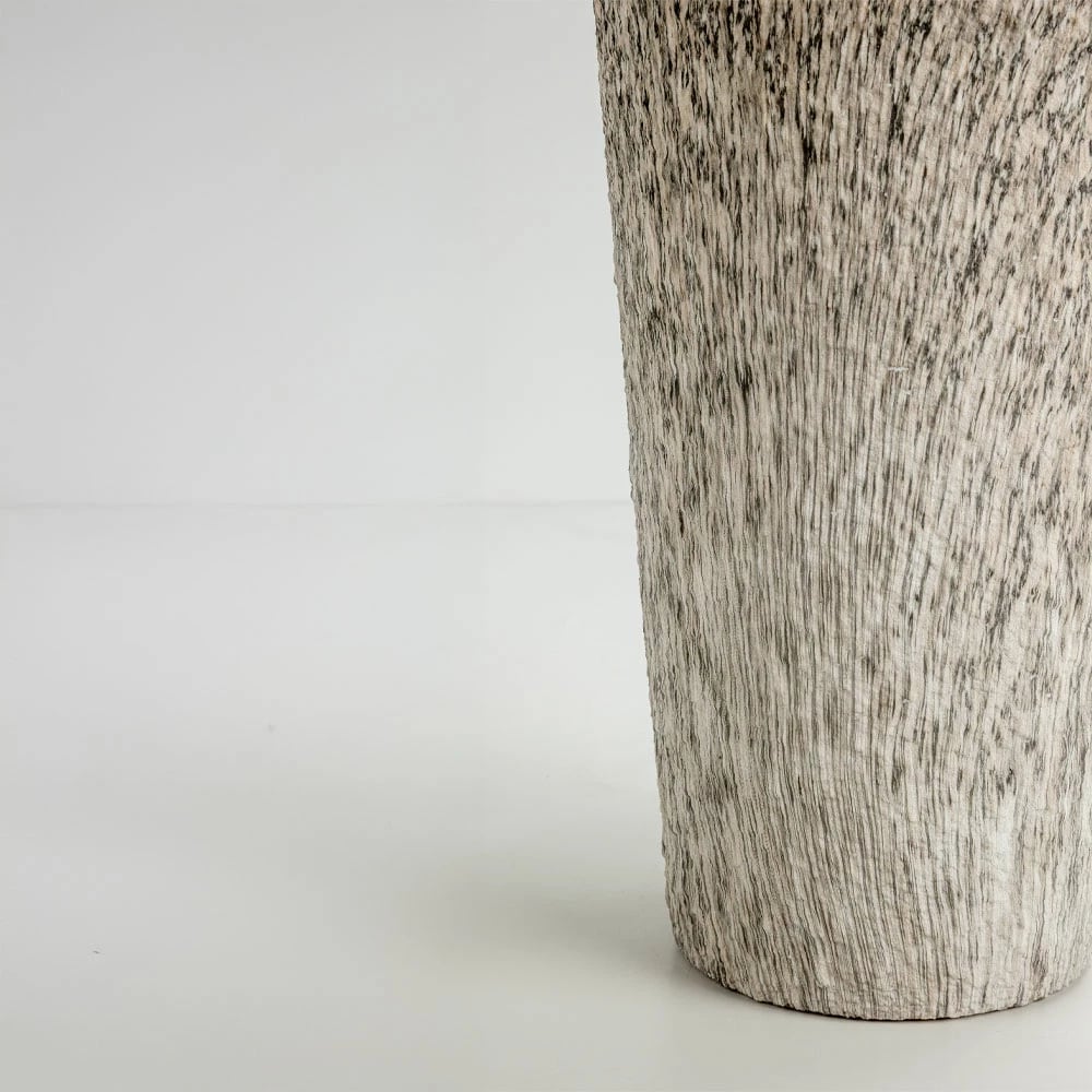 Set vazo KANCHE, 2 copë, qeramikë, bezhë-e zezë, 32x32x53cm