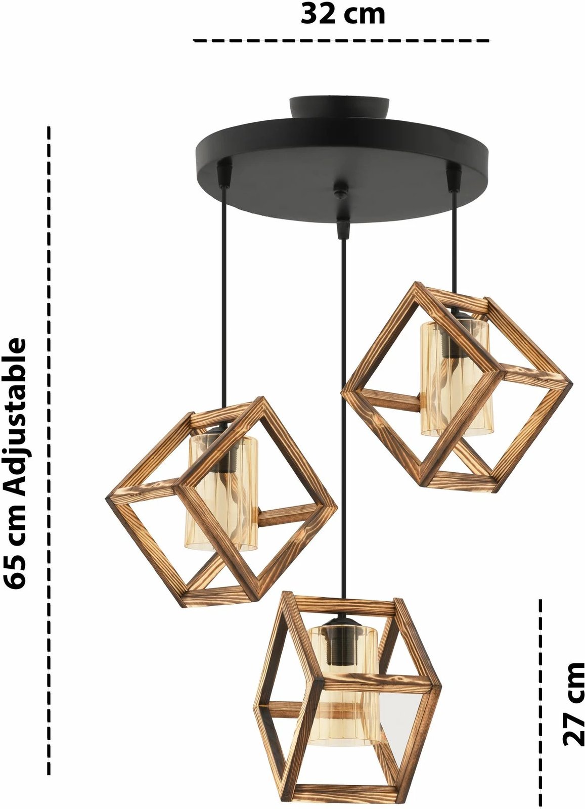 Llambë tavani Opviq, Cube Triple B, xhami