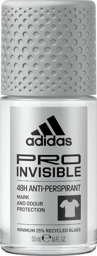 Antiperspirant roll-on Adidas PRO Invisible për meshkuj 50ml