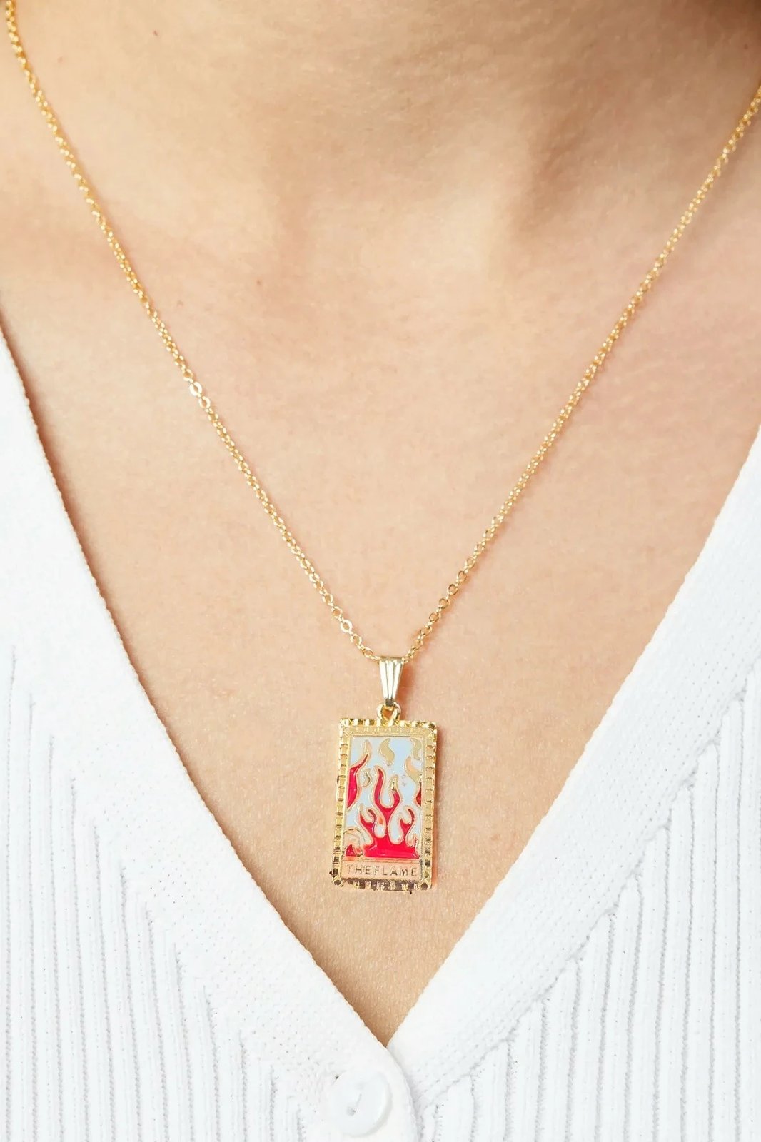 Varëse qafe Jumeon, ngjyrë ari, Flametrt - Kly, 45cm