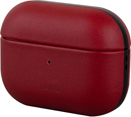 Mbështjellës UNIQ Terra për AirPods Pro, lëkurë natyrale, Kuq