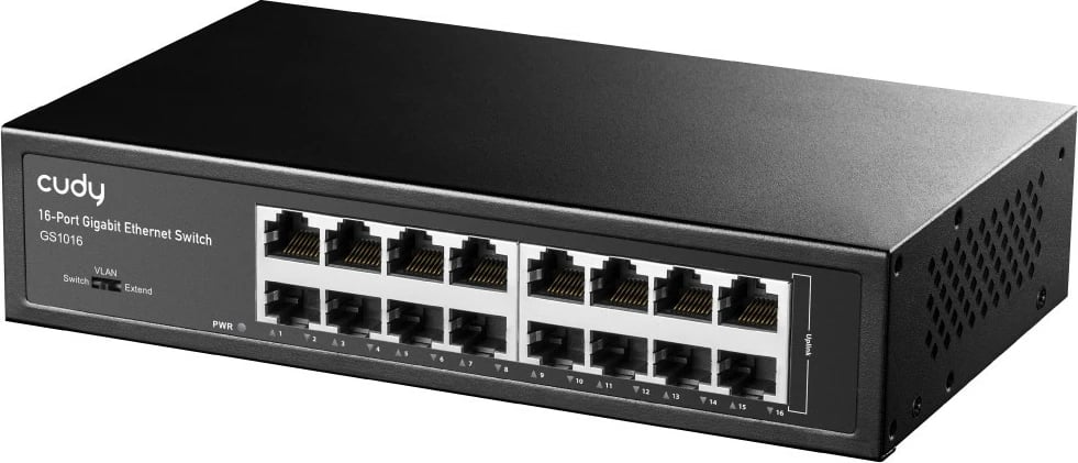 Switch Cudy GS1016, 16 porta Gigabit, kasë metalike