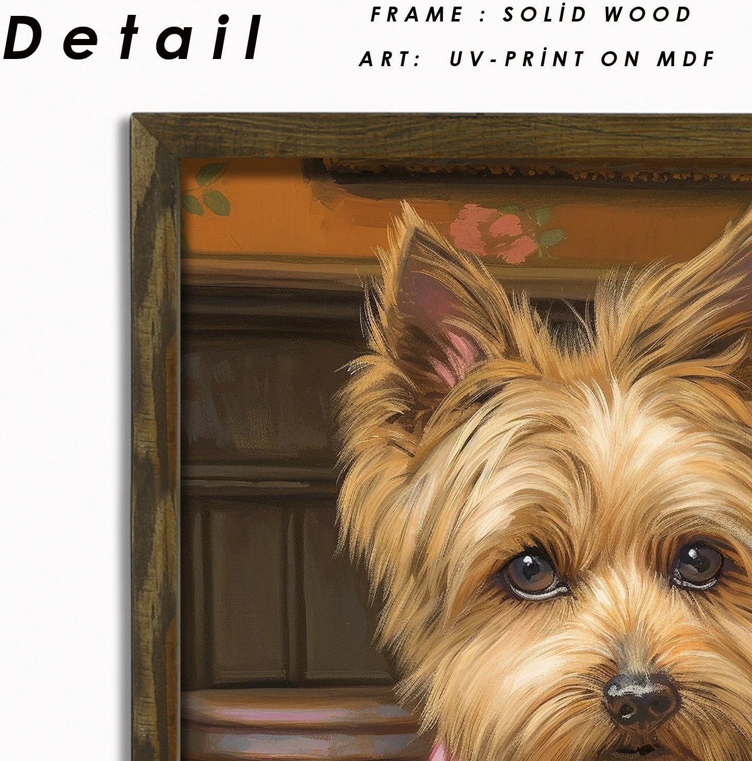 Pikturë dekorative me kornizë MDF, Wallity, AI001, shumëngjyrëshe, 35x47x3.5cm