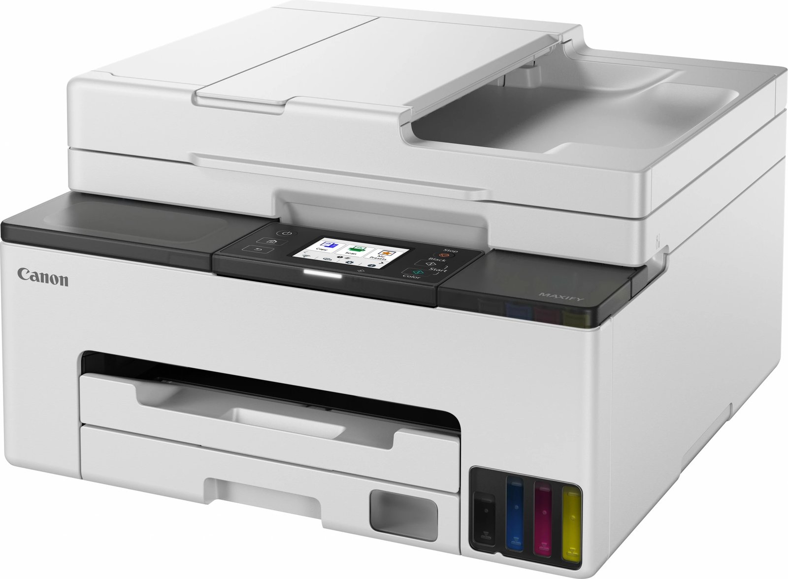 Printer Canon MAXIFY GX2050, Inkjet, Printim me ngjyra, 600 x 1200 DPI, Kopjim me ngjyra, A4, E zezë, E bardhë