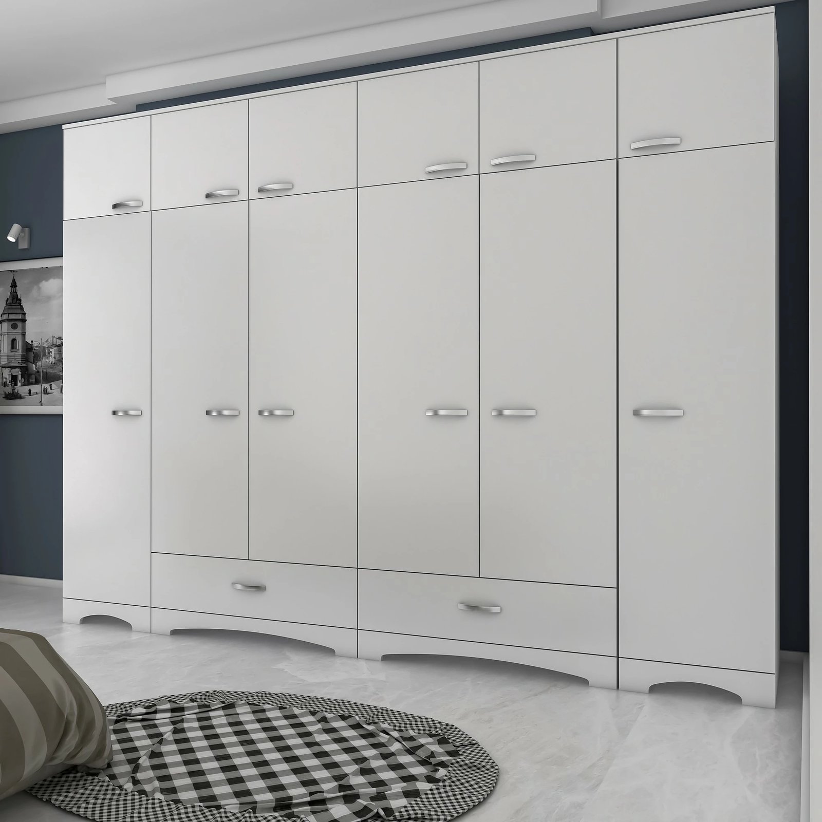 Dollap i bardhë për rroba, Skye Decor, BA133 - 3851