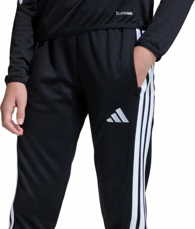 Pantallona sportive për fëmijë adidas, të bardha
