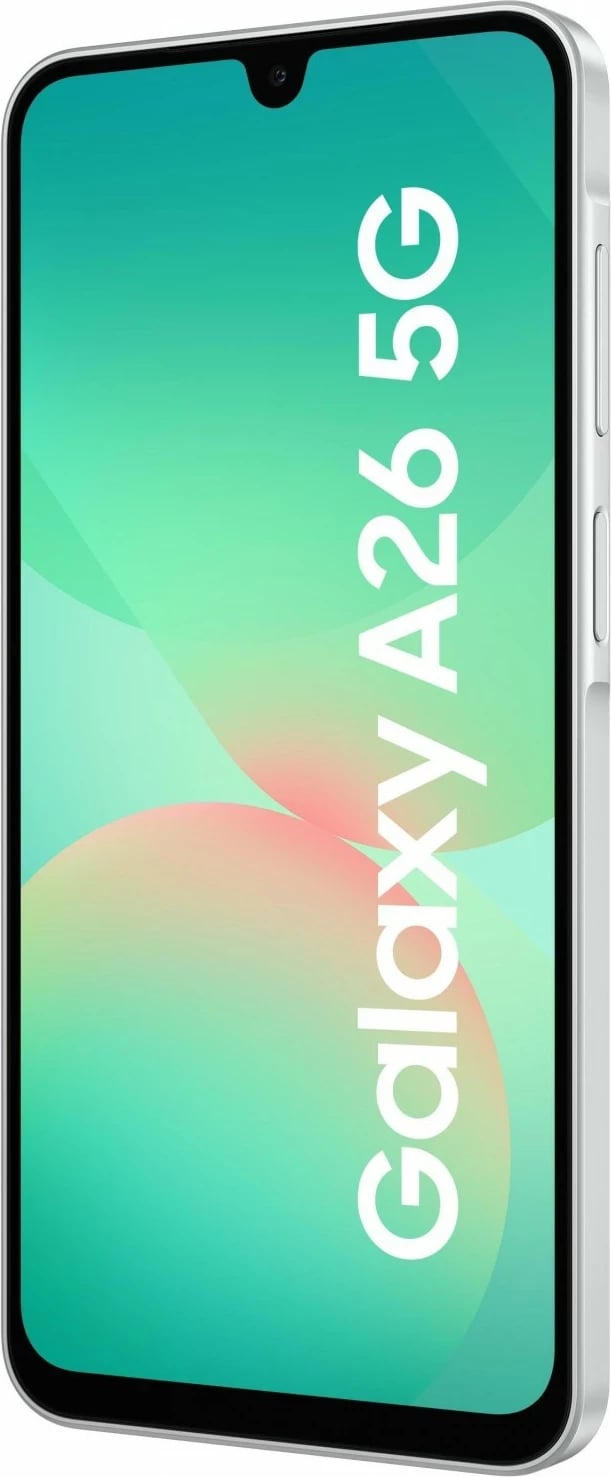 Celular Samsung Galaxy A26, 6.7", 6+128GB, 5G, i bardhë