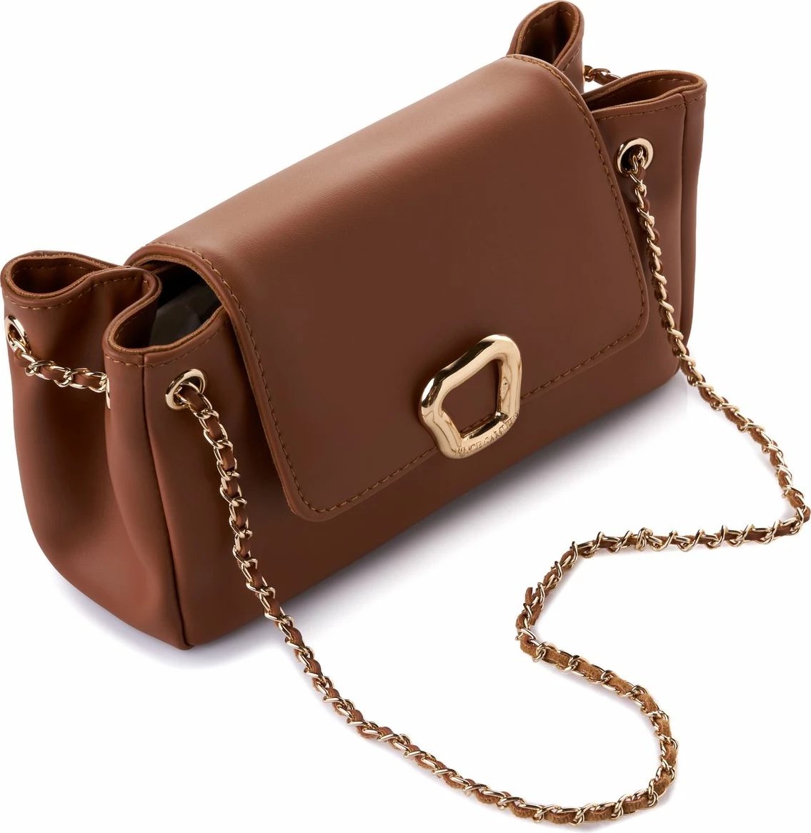 Çantë krahu Vince Camuto, Siena v2, ngjyrë kafe e hapur (tan)