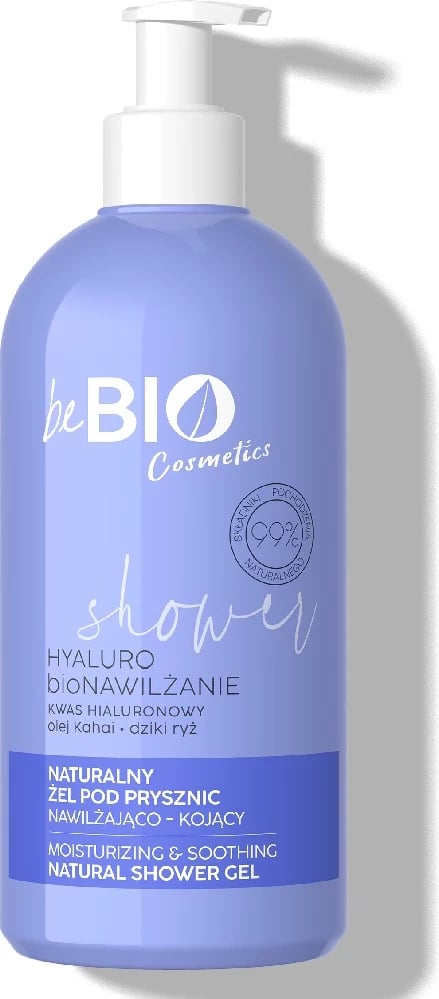Xhel dushi për femra BeBio Ewa Chodakowska Hyaluro bioMoisturizing Natural, 350ml Xhel dushi për femra BeBio Ewa Chodakowska Hyaluro bioMoisturizing Natural, 350ml