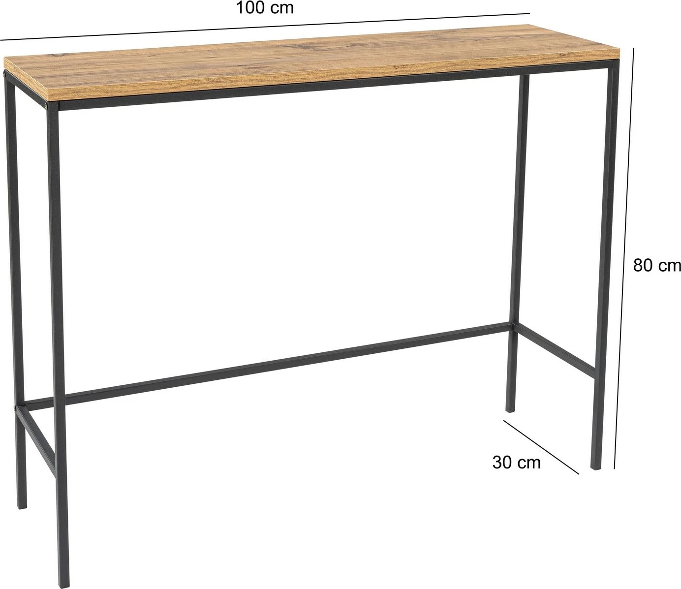 Bufe Hanah Home, Canvas - Atlantic Pine, ngjyrë e zezë