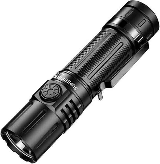 Elektrik dore Superfire A20, 1700 lumens, 4000 mAh, i zi