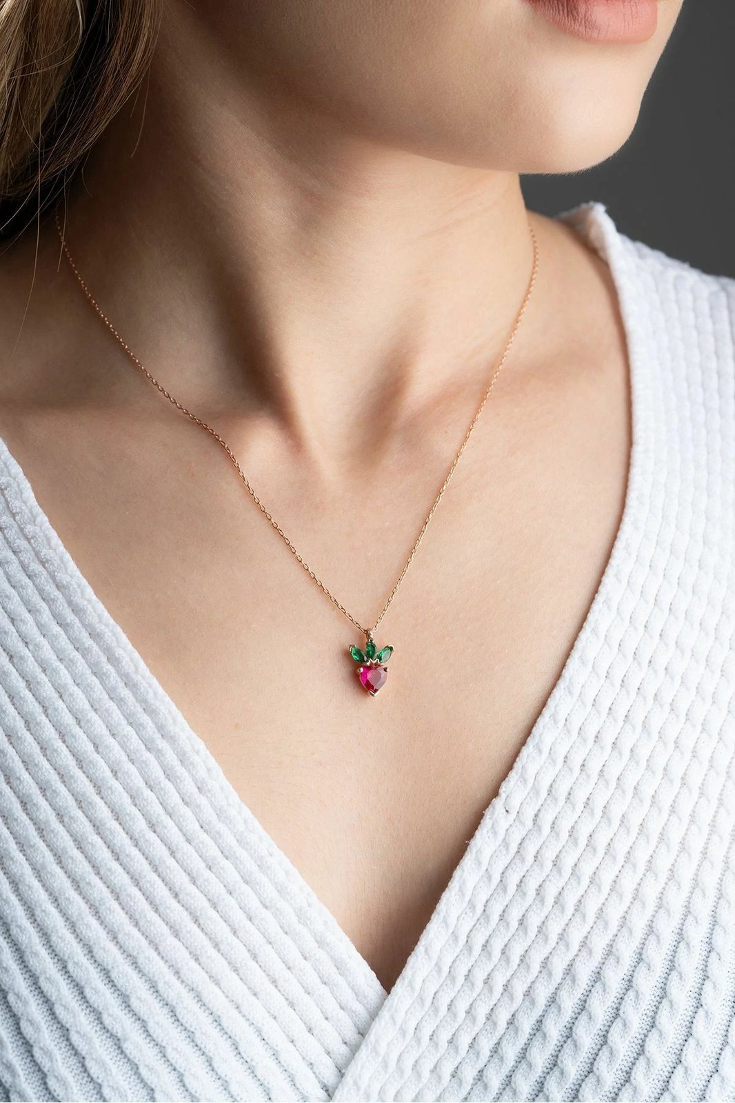 Qafore argjendi, ngjyrë rose, Jumeon, DL5921