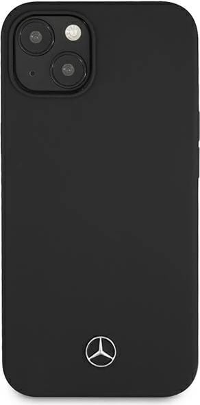 Mbështjellës Mercedes Silicone Line për iPhone 13 mini, 5.4", i zi