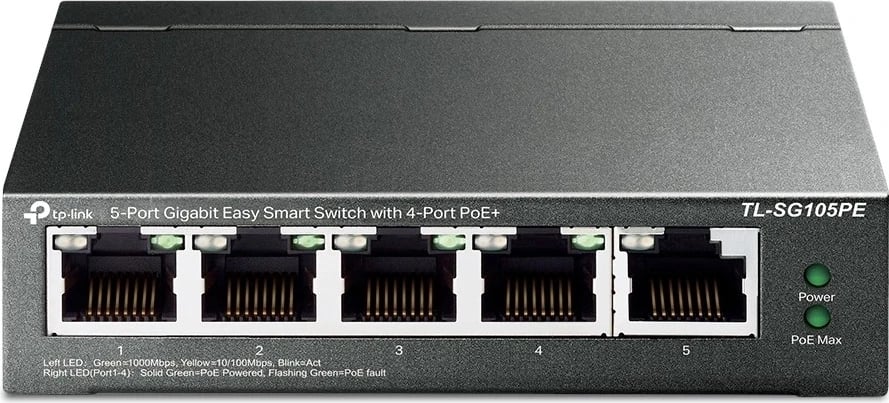 Switchi i menaxhueshëm TP-Link TL-SG105PE