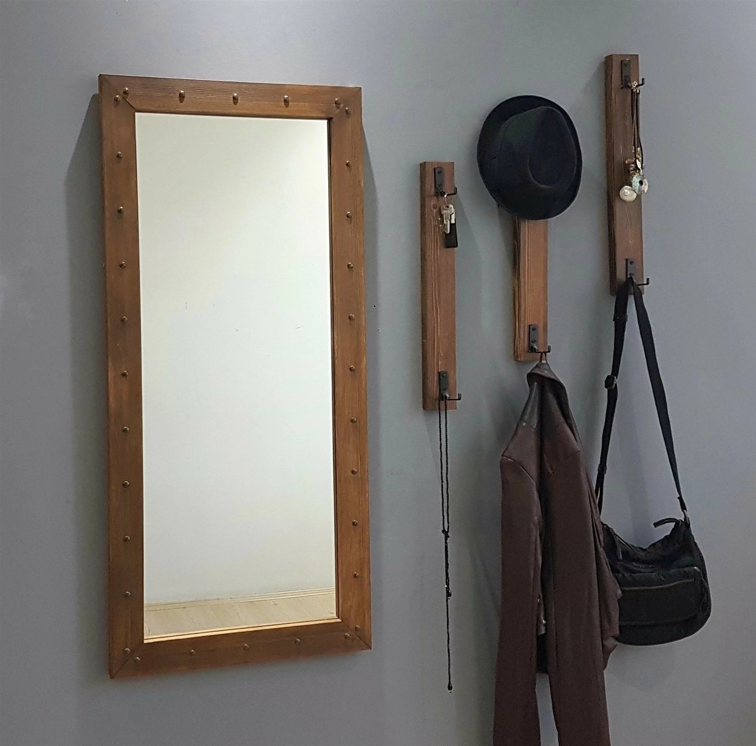 Stendë për korridor, ngjyrë arre, Skye Decor V108