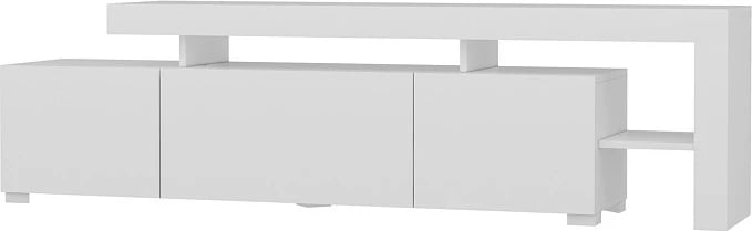 Komodë TV Skye Decor, ngjyrë e bardhë, Beliz