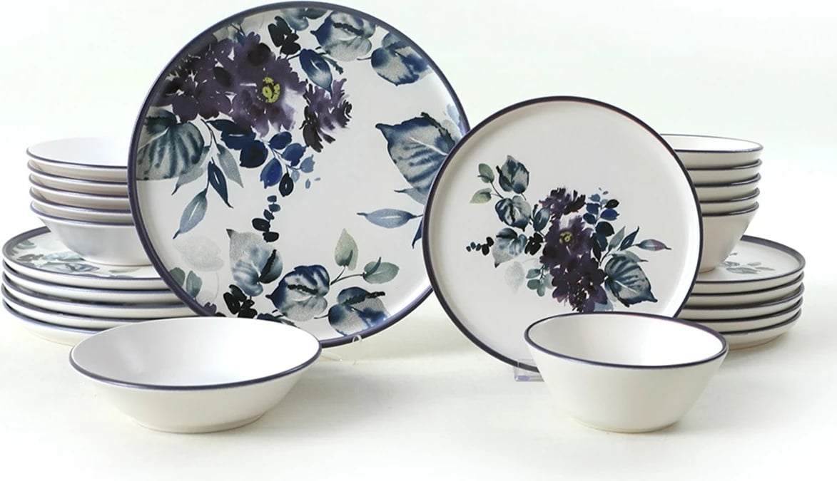 Set enësh për drekë prej qeramike, 24 copë, Hermia Concept, X0001414200000000000000000