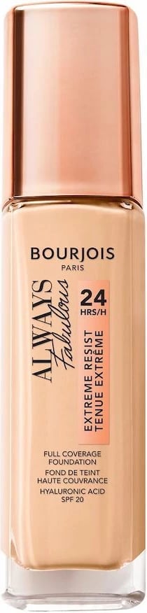 Fondatinë Bourjois Always Fabulous Extreme Resist SPF20 Full Coverage 120 Light Ivory 30ml