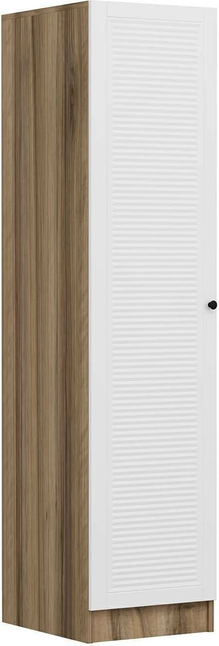 Dollap Skye Decor, Minar Kale - 8671, i bardhë dhe dore, 45x52x190 cm