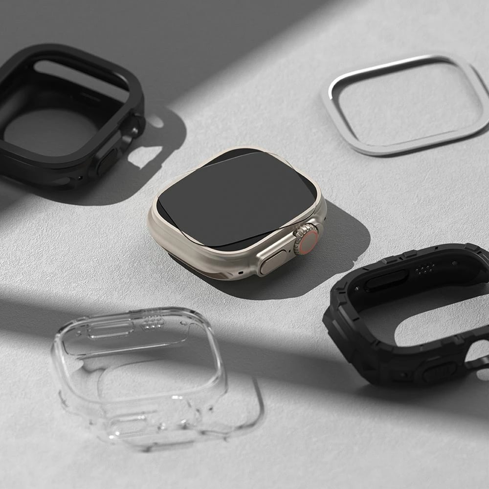 Xham i temperuar për Apple Watch Ultra 49mm, Ringke ID FC Glass, set 4 copë