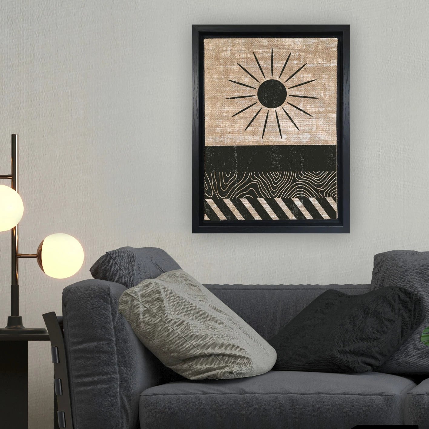 Pikturë dekorative në kanavacë, shumëngjyrëshe, Wallity, LSJ218122299783 - 96136, 96x136cm