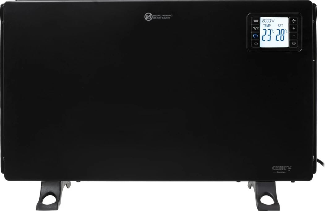 Ngrohës konvektor Adler CR 7739B me ventilator, 2000 W, i zi