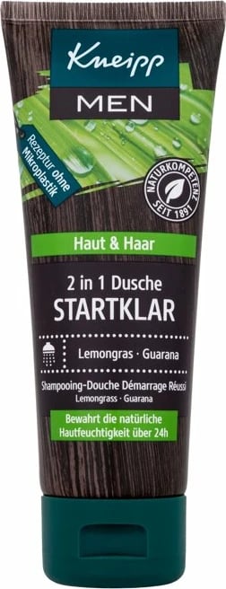 Xhel dushi për meshkuj Kneipp Ready to Go 2 in 1 (Startklar), 75ml