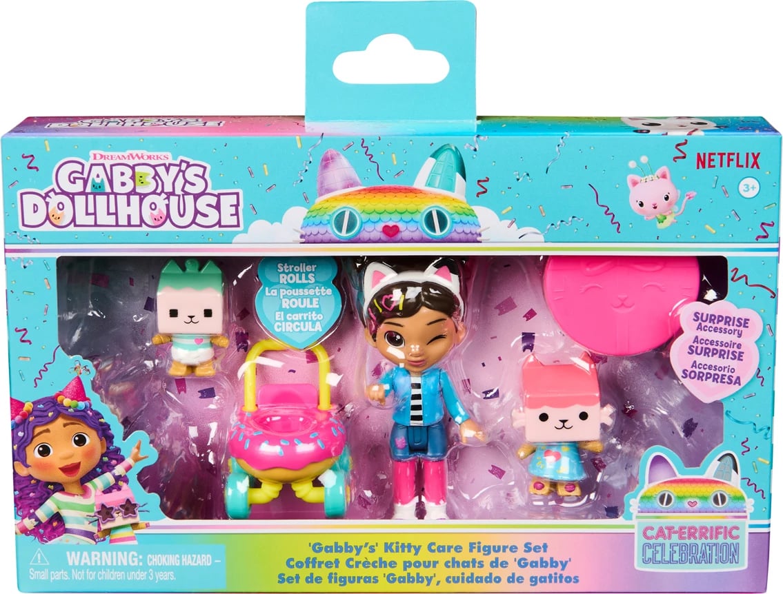 Gabby’s Dollhouse – Set Figurash Kujdesi për Macet